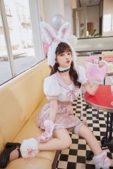 【即日発送】ドーリーバニーアイドルセーラー【マリームーン】【ハロウィンコスプレ7点セット】【フリーサイズ/2カラー】[YMT]