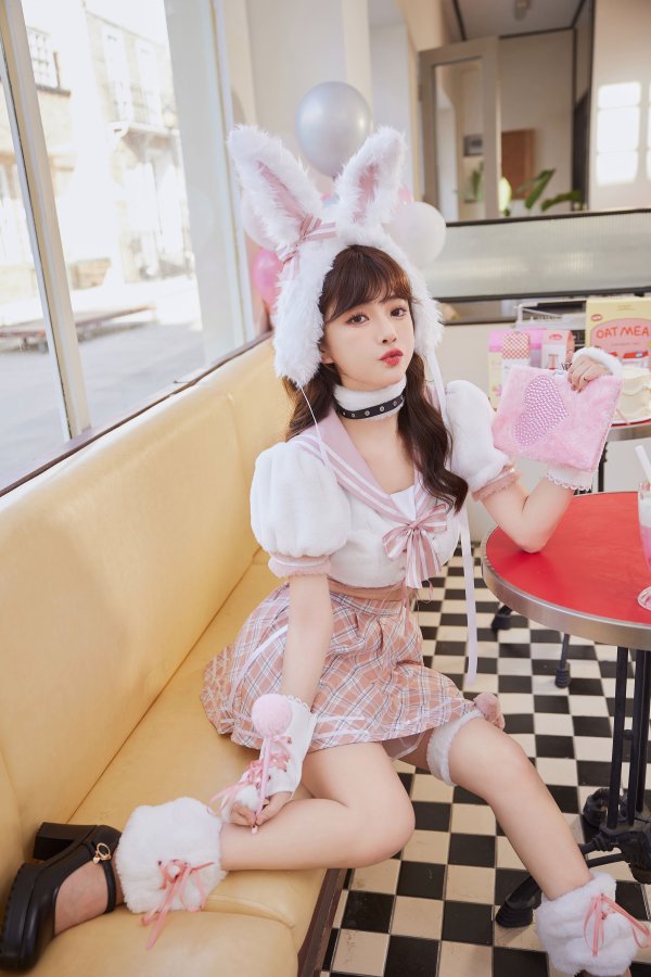 画像26: 【即日発送】ドーリーバニーアイドルセーラー【マリームーン】【ハロウィンコスプレ7点セット】【フリーサイズ/2カラー】[HC03]