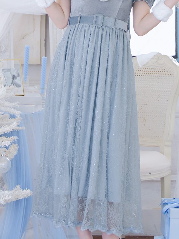 画像29: 【サンタセール！】【サンタコス 5点セット】【S-Mサイズ/2カラー】ベロアワンピースサンタ[YMT]