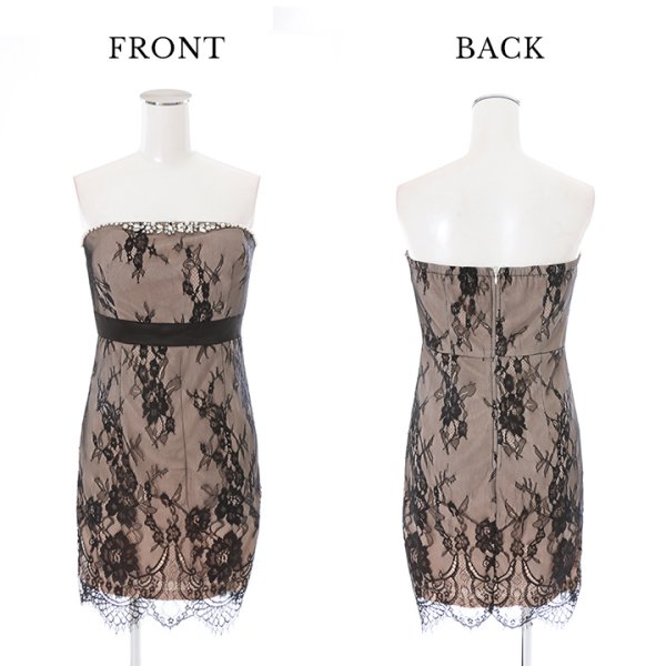 画像10: 値下げ！スーツ/ノースリーブレースワンピ/キャバドレス【S-XLサイズ/2カラー】[HC03]