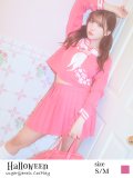 【即日発送！】【ハロウィン】ピンクJK/女子高生/セーラー服コスプレセット【ハロウィン3点セット】【S-Lサイズ/1カラー】[HC02]