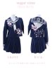 画像14: 【即日発送！】【ハロウィン】セーラー服JK/女子高生/セーラー服コスプレセット【ハロウィン3点セット】【S-Mサイズ/2カラー】[HC02]
