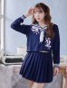 画像5: 【即日発送！】【ハロウィン】セーラー服JK/女子高生/セーラー服コスプレセット【ハロウィン3点セット】【S-Mサイズ/2カラー】[HC02]