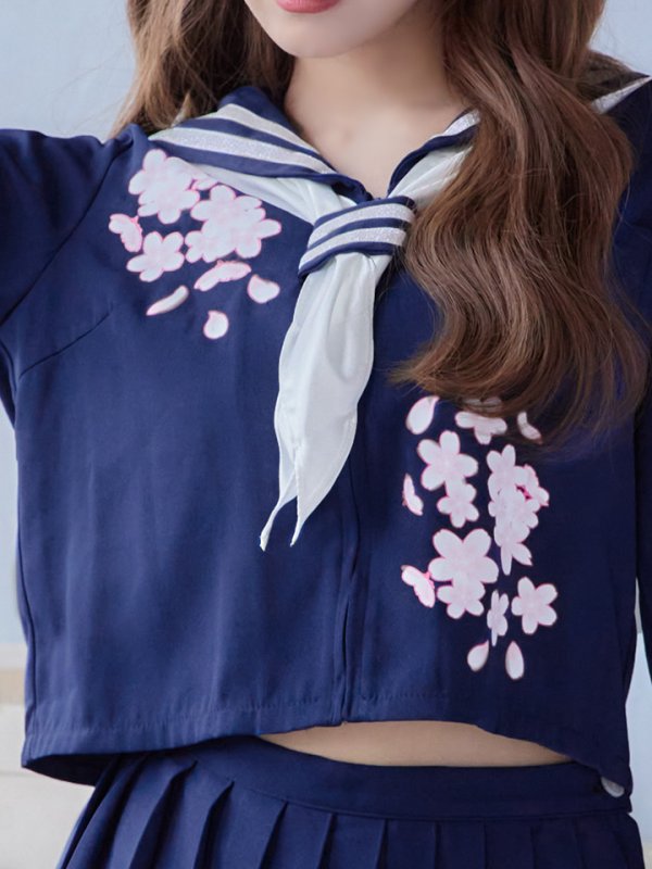 画像8: 【即日発送！】【ハロウィン】セーラー服JK/女子高生/セーラー服コスプレセット【ハロウィン3点セット】【S-Mサイズ/2カラー】[HC03]