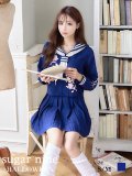 【即日発送！】【ハロウィン】セーラー服JK/女子高生/セーラー服コスプレセット【ハロウィン3点セット】【S-Lサイズ/1カラー】[HC02]