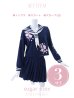 画像14: 【即日発送！】【ハロウィン】セーラー服JK/女子高生/セーラー服コスプレセット【ハロウィン3点セット】【S-Lサイズ/1カラー】[HC02]