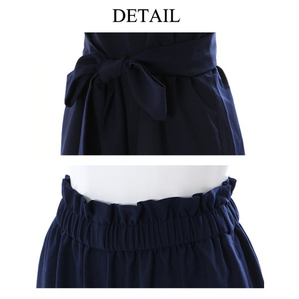 画像8: セットアップ/着回し出来るセットアップパンツドレス/パーティードレス【フリーサイズ/1カラー】[HC02]