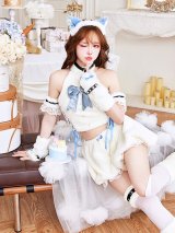 【即日発送】アメスリフロートキャット【マリームーン】【ハロウィンコスプレ12点セット】【フリーサイズ/2カラー】[OF04]