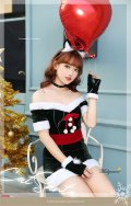 【即日発送】【クリスマスコスプレ7点セット】【Malymoon/マリームーン】キャットサンタコスプレ【フリーサイズ/1カラー】[YMT]