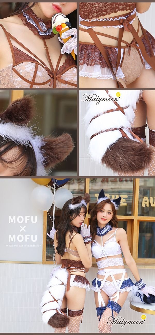 画像8: 【即日発送】きつねコスランジェリー《ハロウィンコスプレ9点セット》【Dreamy Doll/ドリーミードール】【フリーサイズ/2カラー】[HC02]