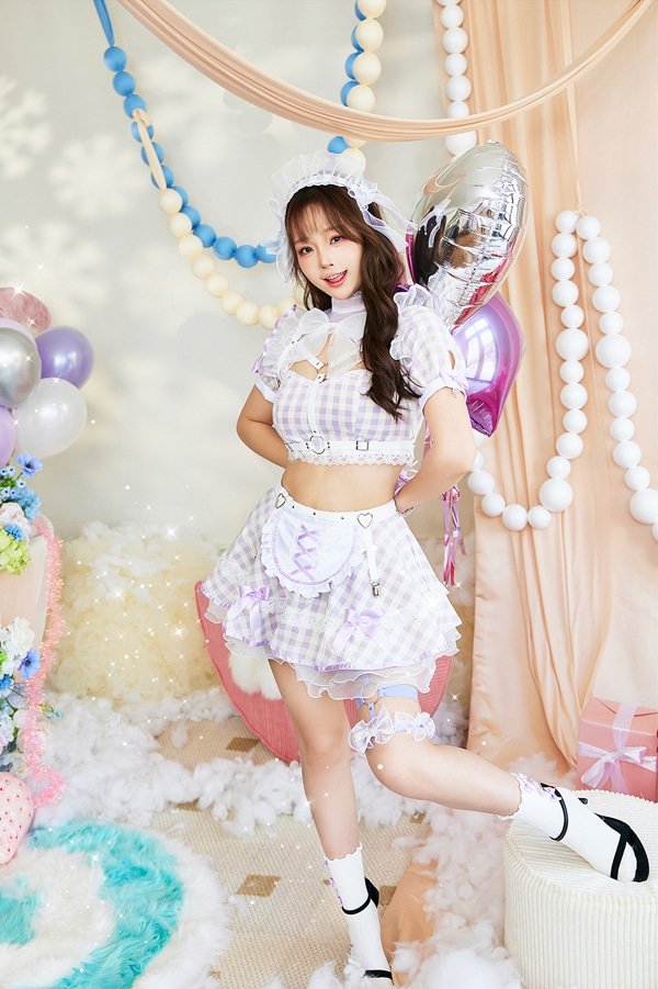 画像11: 【即日発送】ハーネスポップギンガムチェックメイド【マリームーン】【ハロウィンコスプレ8点セット】【フリーサイズ/3カラー】[OF04]