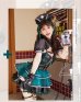画像1: 【即日発送】ホーンテッドブラックレザーナース【マリームーン】【ハロウィンコスプレ6点セット】【フリーサイズ/2カラー】[YMT] (1)