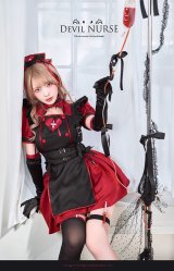【ノベルティ対象】【即日発送】ブラックデビルハーネスナース【マリームーン】【ハロウィンコスプレ9点セット】【フリーサイズ/1カラー】[YMT]
