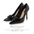 【COMEX】 1color/ 10cmヒール/ ポインテッドトゥ/ バックル/ ピンヒール/ ハイヒール/ パンプス[OF02]