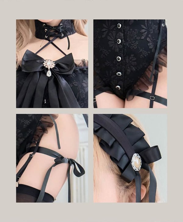 ブラック モデル身長:161cm 着用サイズ:Fサイズ