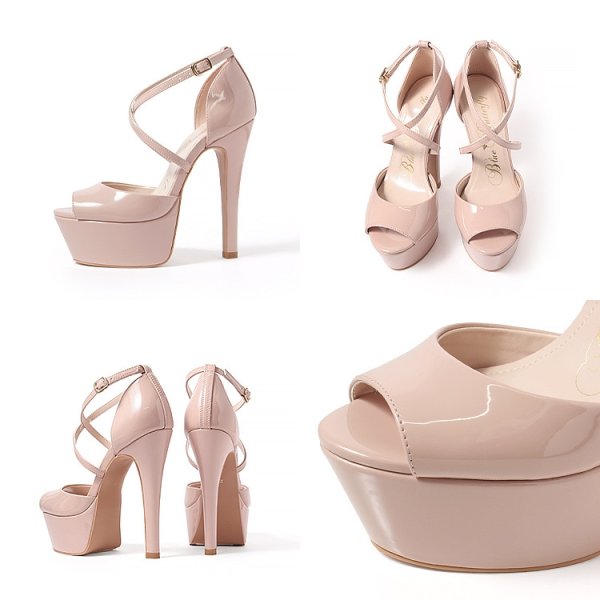 ピンクベージュエナメル