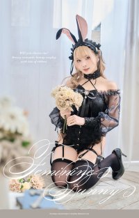 【即日発送】ロマンティックムードバニー【マリームーン】【ハロウィンコスプレ6点セット】【フリーサイズ/2カラー】[OF04]