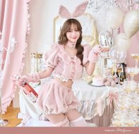【即日発送】スイートバニーラテセットアップ【マリームーン】【ハロウィンコスプレ9点セット】【フリーサイズ/2カラー】[OF04]
