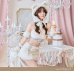 ホワイト　モデル身長：166cm　着用サイズ：Fサイズ