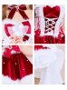 画像7: 【クリスマスコスプレ13点セット】【Malymoon/マリームーン】プリンセスチュールファーサンタコスプレ【2サイズ/1カラー】【予約/12月上旬発送予定】[HC03] (7)