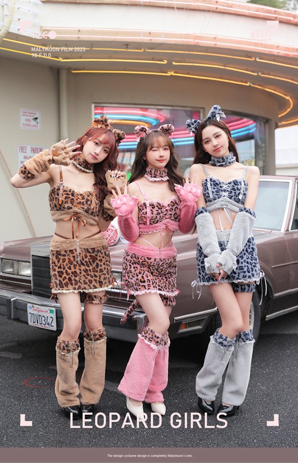 画像17: 【即日発送】ふわもこレオパード【マリームーン】【ハロウィンコスプレ8点セット】【フリーサイズ/3カラー】[OF04]