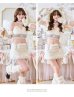 ホワイト　モデル身長：166cm　着用サイズ：Fサイズ
