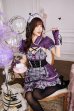画像1: 【即日発送】ゴシックチェックメイドドレス【マリームーン】【ハロウィンコスプレ6点セット】【フリーサイズ/2カラー】[YMT] (1)