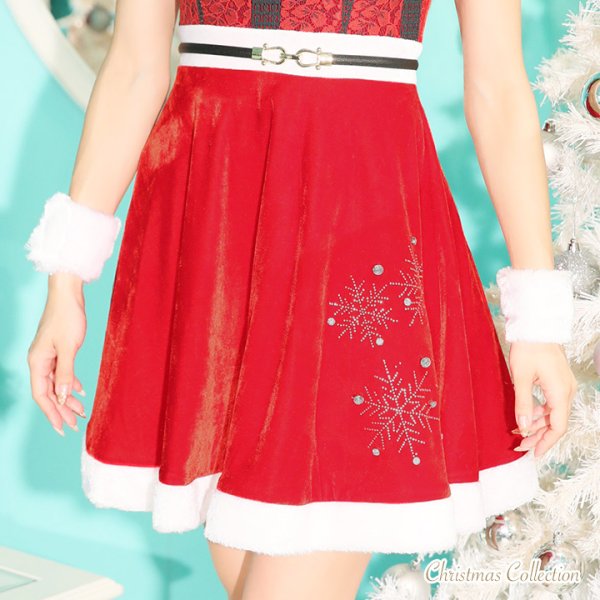 画像4: 【即日発送】【X'mas6点セット】ホワイトバニーサンタコスプレ[OF04]