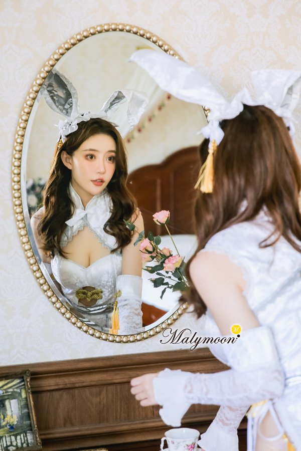 画像12: 【即日発送】チャイナバニーガール《高級コスランジェリー9点セット》【Dreamy Doll Premium/ドリーミードールプレミアム】【フリーサイズ/2カラー】[HC02]