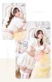 ホワイト　モデル身長：166cm　着用サイズ：Fサイズ