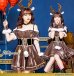 画像11: 【即日発送】【クリスマスコスプレ4点セット】【Malymoon/マリームーン】Cuteなクリスマストナカイコスプレ【フリーサイズ/1カラー】[YMT]