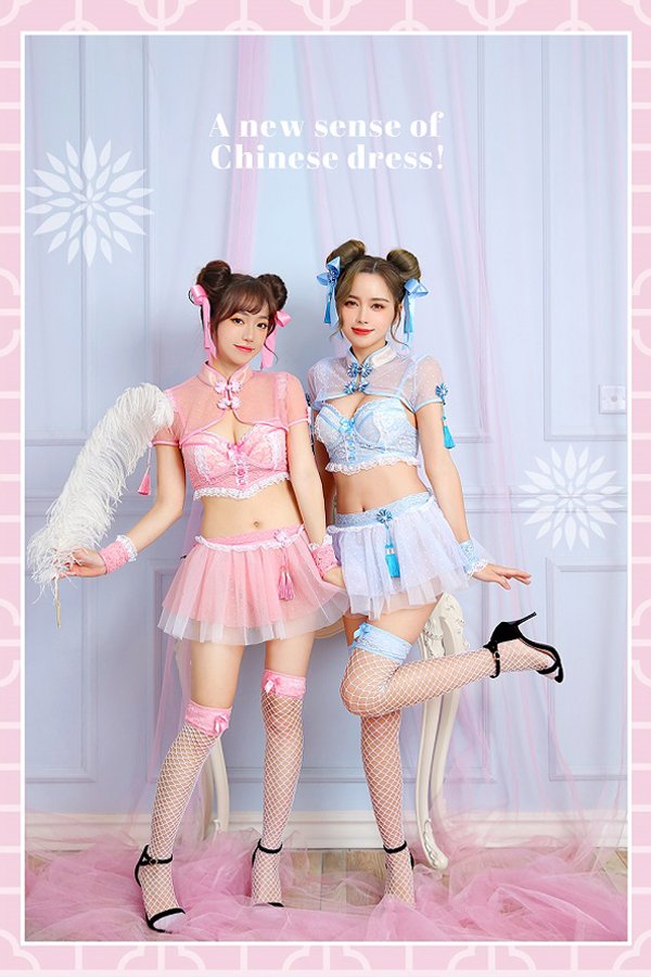 画像6: 【即日発送】フェミニンチャイナドレス《ハロウィンコスプレ8点セット》【Dreamy Doll/ドリーミードール】[HC03]