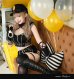 画像2: 【即日発送】シークレットポリス【マリームーン】【ハロウィンコスプレ11点セット】【フリーサイズ/1カラー】[YMT] (2)
