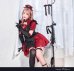 画像2: 【ノベルティ対象】【即日発送】ブラックデビルハーネスナース【マリームーン】【ハロウィンコスプレ9点セット】【フリーサイズ/1カラー】[YMT] (2)