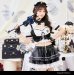 ブラック　モデル身長：163cm　着用サイズ：Fサイズ