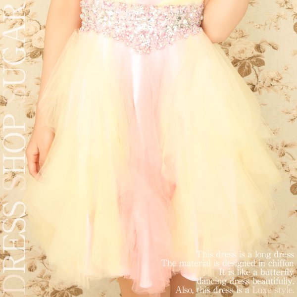 画像5: 値下げ！【高級ドレスSALE】ボリューミーなフリルミックスレースが愛らしい♪ベアミニキャバドレス