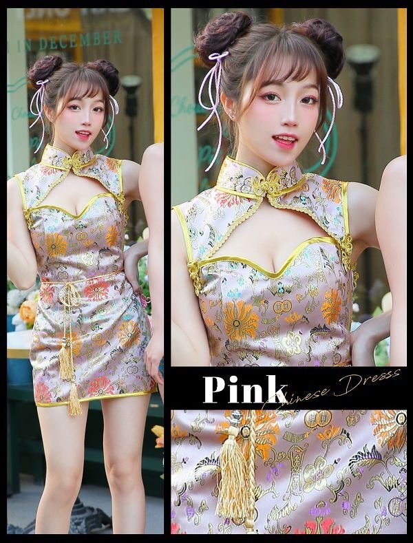 画像10: 【即日発送】セクシーチャイナドレス5カラー《ハロウィンコスプレ4点セット》【Malymoon/マリームーン】[HC03]