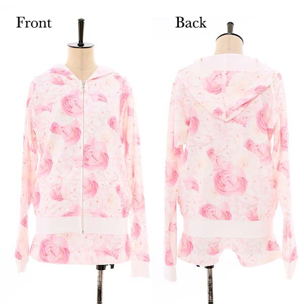 画像7: SALE！【ルームウェア：セットアップ】メニーフラワーセットアップ・3サイズ[HC02-X]