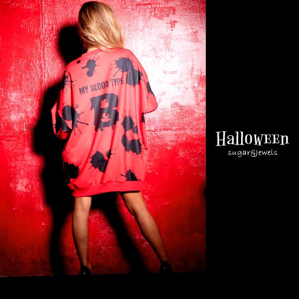 画像11: 【SALE!!】即日発送【ハロウィン】Myブラッドタイプ主張！インパクト大血液型トレーナーコスプレ「jSB1607」[HC03]