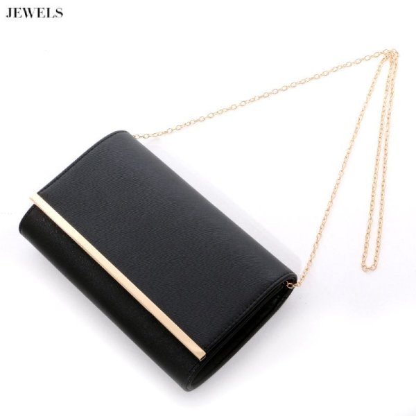 画像4: 新色追加!【2color】ヘビロテ間違いナシ！シンプルでモードな2wayパーティバッグ☆[OF04]