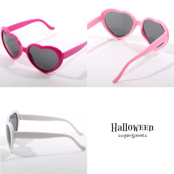 画像3: 【ハロウィン小物】ハートサングラス/3カラー「jSB1609」[HC02]
