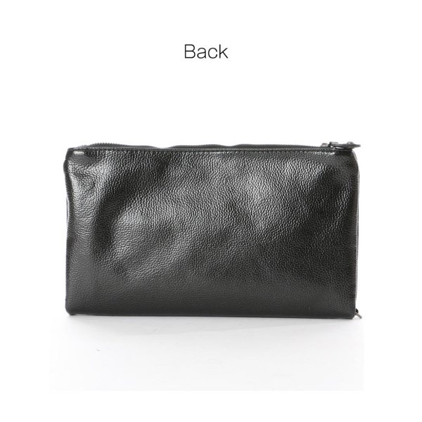 画像3: 合わせやすいブラックレザー2wayバッグ[OF04]