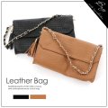 【2color】クロコ型押し★クラッチ&ショルダー2wayレザーバッグ☆[OF04]