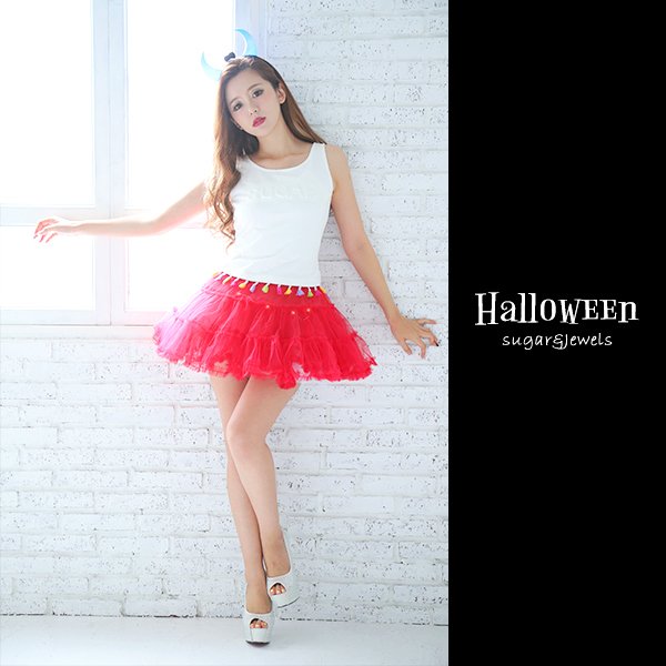 画像3: 【SALE!!】【ハロウィンコスプレ】フェスにも使えるカラフルフリンジタンクトップ[HC02]