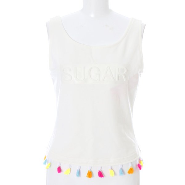 画像7: 【SALE!!】【ハロウィンコスプレ】アレンジ着こなしもOK！カラフルフリンジタンクトップ（6256SB）[HC02]