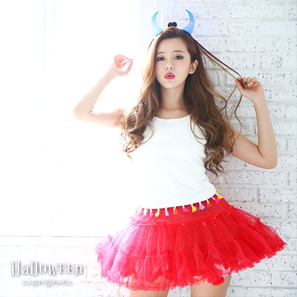 画像5: 【SALE!!】【ハロウィンコスプレ】フェスにも使えるカラフルフリンジタンクトップ[HC02]