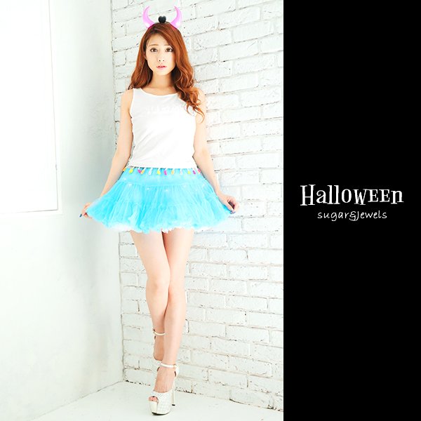 画像4: 【SALE!!】【ハロウィンコスプレ】フェスにも使えるカラフルフリンジタンクトップ[HC02]