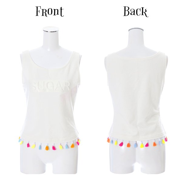 画像13: 【SALE!!】【ハロウィンコスプレ】フェスにも使えるカラフルフリンジタンクトップ[HC02]