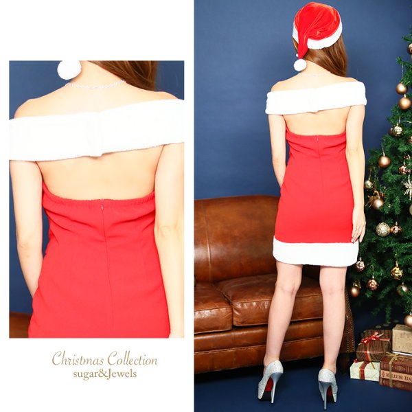 画像5: 【即日発送】【X'mas4点セット】ウエストリボンサンタコスプレ[YMT]