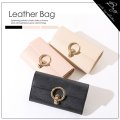 再入荷!【3color】シンプルで落ち着いたデザインのフェイクレザー2wayバッグ☆[OF04]